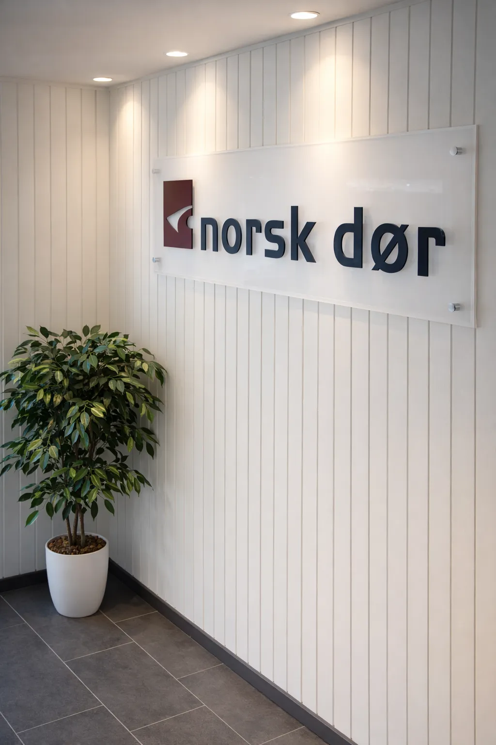 Norsk Dør showroom – inngang